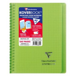 Cahier Koverbook vert 5x5 A5