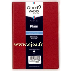 Agenda Plain 2026 rouge Quo...