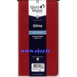 Agenda Silma 2026 rouge Quo...