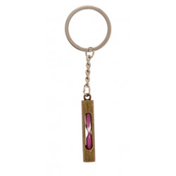 Porte-clé sablier Sable rose