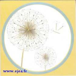 Carte double Broderie...