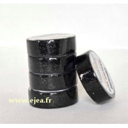 Masking tape Noir pailleté