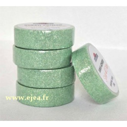Masking tape Vert pailleté