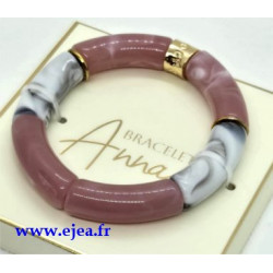 Bracelet Anna Rose et blanc...