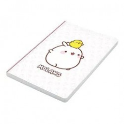 Carnet A5 Molang blanc