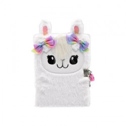 Carnet secret Lama en peluche