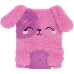 Carnet secret Chien rose en...