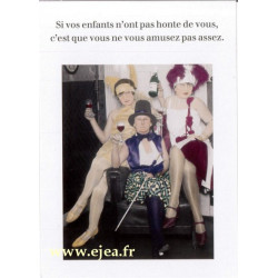 Carte Rétro Fun Si vos...