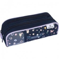 Trousse double Cheval Floral