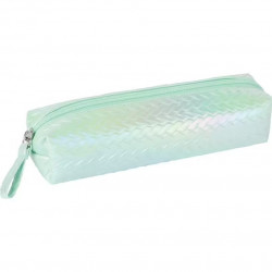 Trousse tressée verte