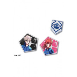Set de 3 pin's Blue Lock...