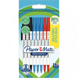 Lot de 8 stylos bille Paper...