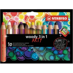 Stabilo 10 crayons Woody 3...