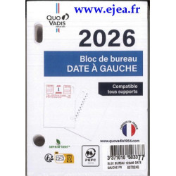 Recharge bloc bureau 2026...