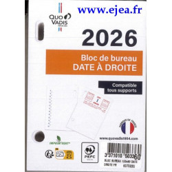 Recharge bloc bureau 2026...