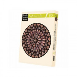 Puzzle d'art en bois Rosace...