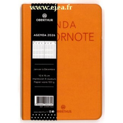 Agenda ColorNote 2026 Orange