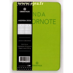 Agenda ColorNote 2026 Vert