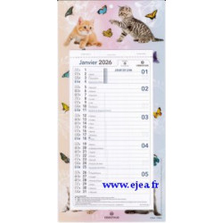 Calendrier mensuel sur...