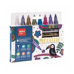 Feutres Metallic Apli Kids
