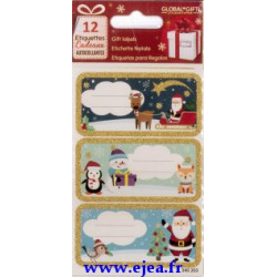 Etiquettes cadeaux de Noël...