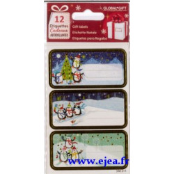 Etiquettes cadeaux de Noël...