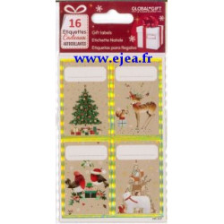 Etiquettes cadeaux de Noël...