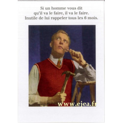 Carte Rétro Fun inutile de...