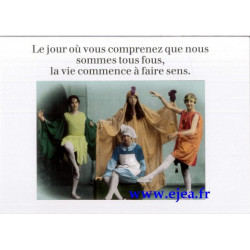 Carte Rétro Fun Nous sommes...