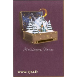 Carte double Icônes Voeux...