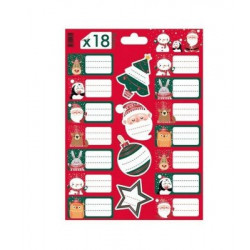 Planche de 18 étiquettes...