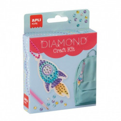 Kit Porte-clé diamant Fusée