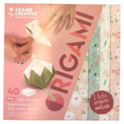 Pochette Origami Pastel Floral