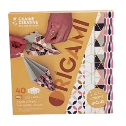 Pochette Origami géométriques