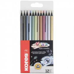 Kores 12 Crayons de couleur...