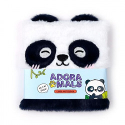Carnet peluche Adoramals Panda