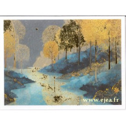 Carte double Aurora Rivière