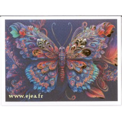 Carte double Aurora Papillon