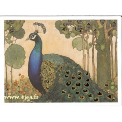 Carte double Aurora Paon