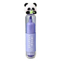 Surligneur Panda violet 2 en 1