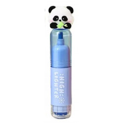Surligneur Panda bleu 2 en 1