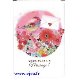 Carte Romantica Oiseau Vous...