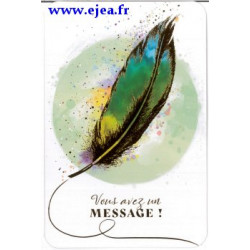 Carte Romantica Plume Vous...