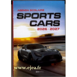 Agenda scolaire Sports Cars...