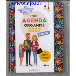 Mon agenda organisé 2027 Poche