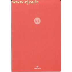 Carnet d'adresses Aix 25 rouge