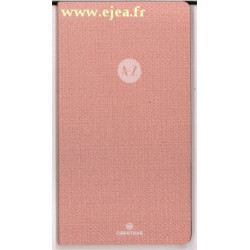 Carnet d'adresses Aix 16 rose