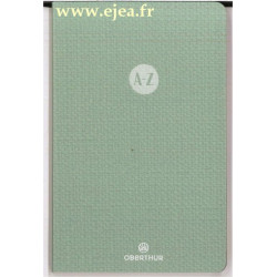 Carnet d'adresses Aix 13 vert