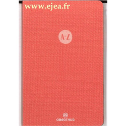 Carnet d'adresses Aix 13 rouge