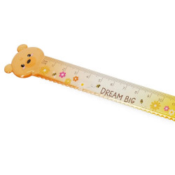Règle plate 15cm Ours Legami